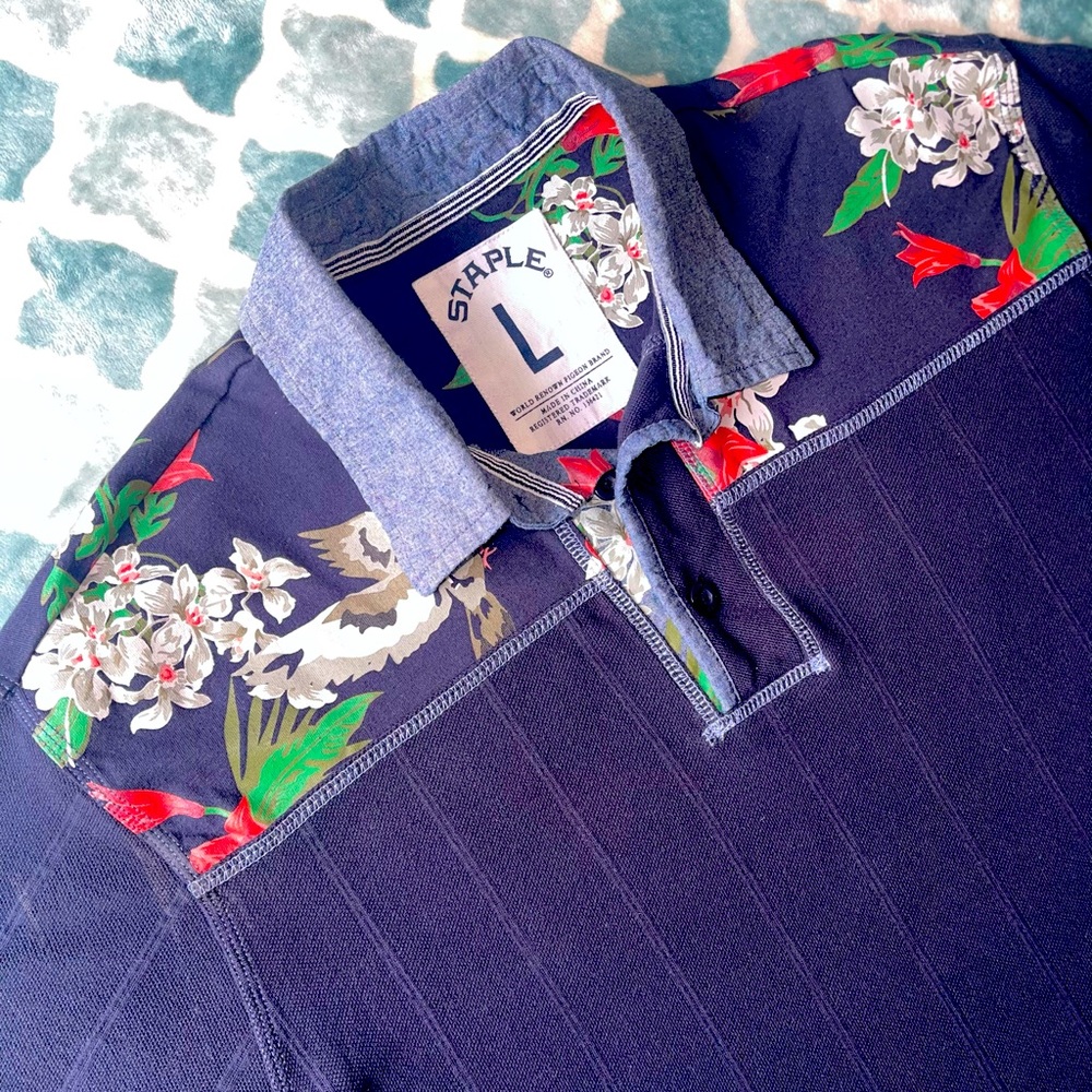 🐦 Staple Floral Polo